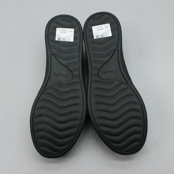 Clarks Ladies 9 Wide Breeze Sol Black Cloudsteppers Shoes Slip-on Loafers Flats - Picture 9 of 12